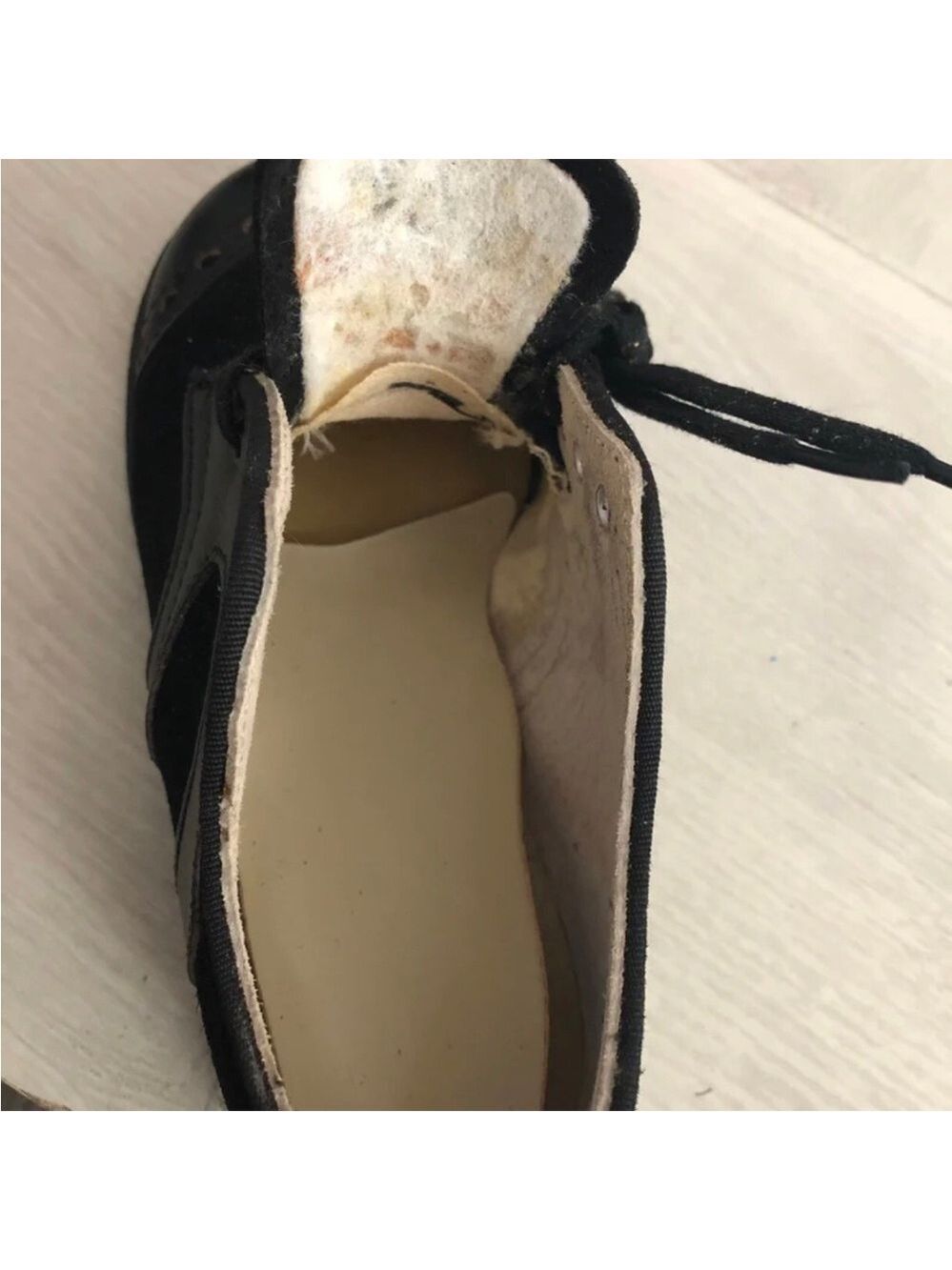 Vintage Boys Shoes Chapmans Exclusive Deluxe NIB Mid Century Oxfords Staging - Picture 4 of 12